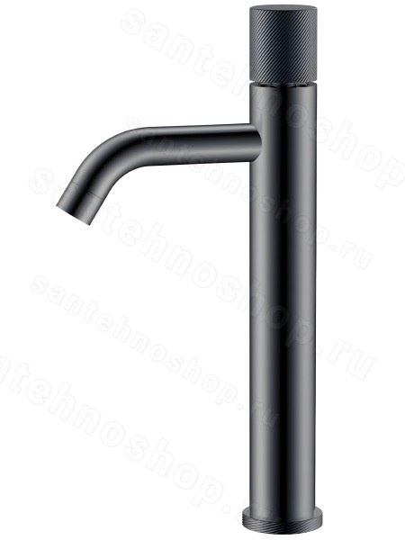 Смеситель для раковины Boheme Stick 122-SGM.4, оружейная сталь
