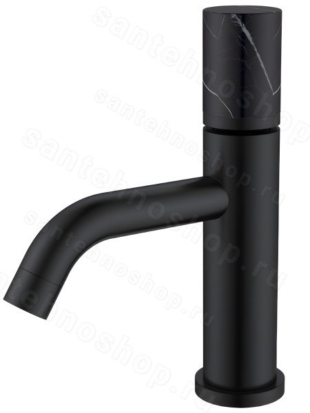 Смеситель для раковины Boheme Stick 121-B-MR-B, черный матовый