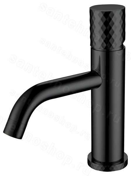 Смеситель для раковины Boheme Stick 121-BB, черный матовый