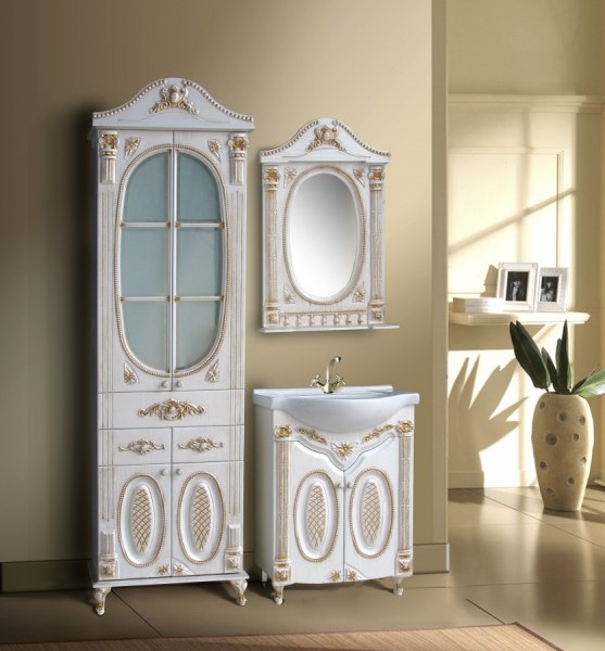 Комплект мебели для ванной Атолл Наполеон 65