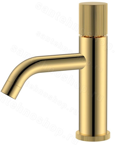 Смеситель для раковины Boheme Stick 121-GG.3, золото