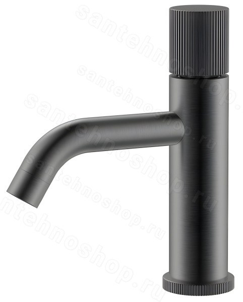 Смеситель для раковины Boheme Stick 121-GM.3, оружейная сталь
