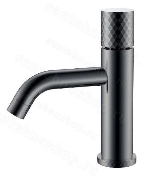 Смеситель для раковины Boheme Stick 121-SGM, оружейная сталь