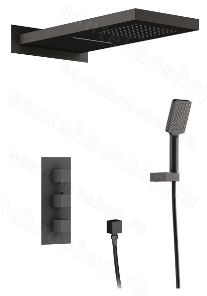 Душевая система Timo Petruma SX-5039/03SM , черная матовая
