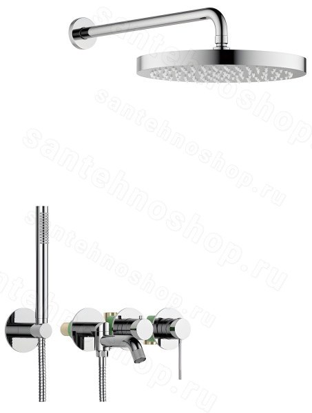 Душевая система Timo Saona SX-2348/00SM с изливом, хром