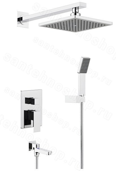 Душевая система Timo Selene SX-3069/00SM с изливом, хром