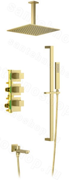 Душевая система Timo Selene SX-2239/17SM с изливом, матовое золото
