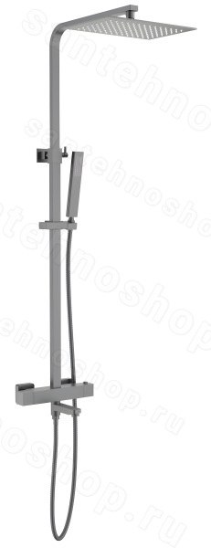 Душевая система Timo Tetra-Thermo SX-0169/18 с изливом, черное золото