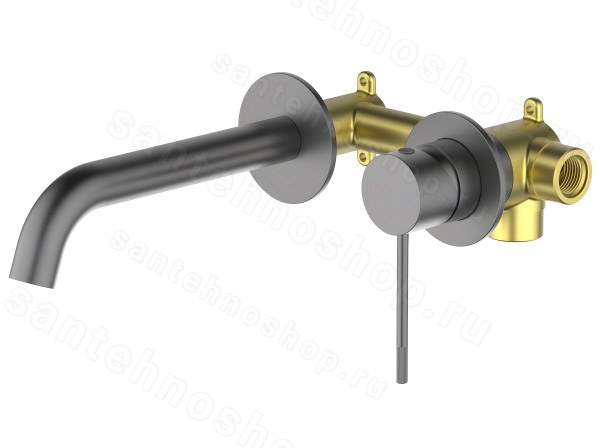 Смеситель для раковины Timo Saona 2372/18SM, черное золото