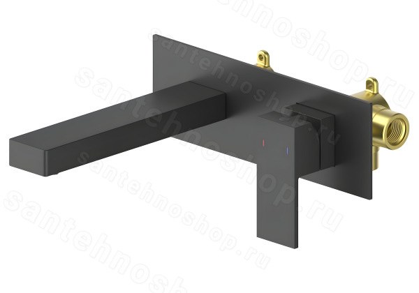Смеситель для раковины Timo Selene 2071/03SM, черный матовый
