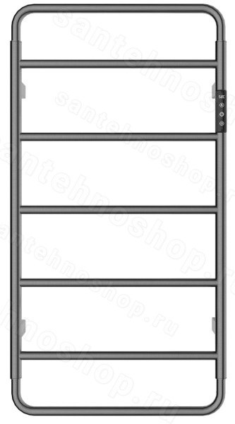 Полотенцесушитель электрический Wonzon&Woghand Wismar WW-AL202-GM 47x90