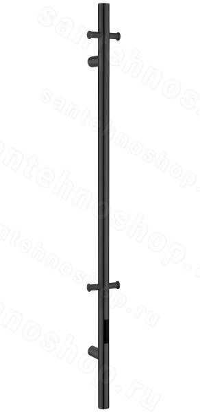 Полотенцесушитель электрический Boheme Uno 726-B 12x150, черный матовый