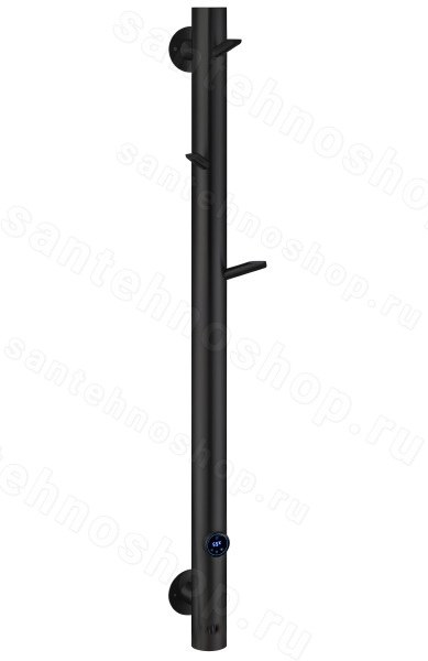 Полотенцесушитель электрический Boheme Uno 724-B 20x150, черный матовый