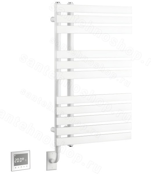 Полотенцесушитель электрический Boheme Venturo 721-MW 50x94, белый матовый