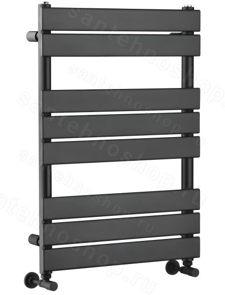 Полотенцесушитель водяной Boheme Venturo 720-B 50x80, черный матовый