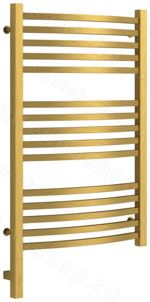 Полотенцесушитель электрический Сунержа Аркус 3.0 L 50x80, латунь