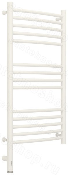 Полотенцесушитель электрический Сунержа Богема 3.0 L выгнутая 40x80, белый матовый