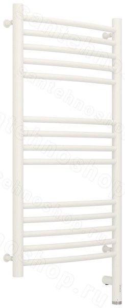 Полотенцесушитель электрический Сунержа Богема 3.0 R выгнутая 40x80, белый матовый
