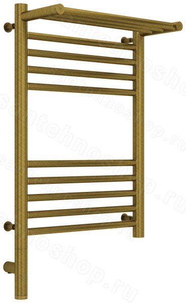 Полотенцесушитель электрический Сунержа Богема 3.0 L с полкой 40x60, бронза