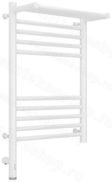Полотенцесушитель электрический Сунержа Богема 3.0 L с полкой 40x60, белый