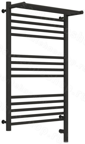 Полотенцесушитель электрический Сунержа Богема 3.0 R с полкой 50x80, тёмный титан муар