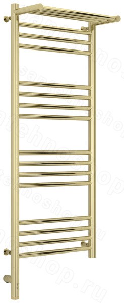 Полотенцесушитель электрический Сунержа Богема 3.0 L с полкой 40x100, шампань