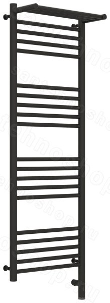 Полотенцесушитель электрический Сунержа Богема 3.0 R с полкой 40x120, тёмный титан муар