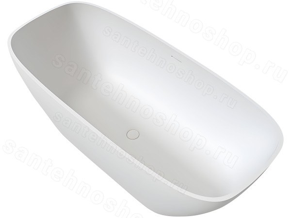 Ванна из искусственного камня UNI-FLOW Cono FS306-1700 Matt White