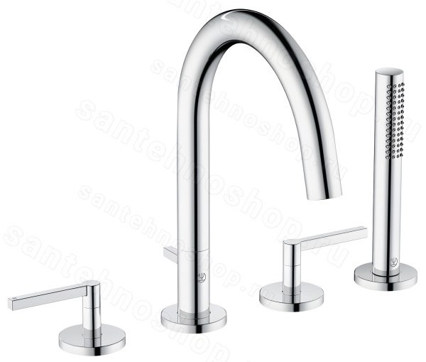 Смеситель для ванны Kludi Nova Fonte Puristic 204250515, хром, хром