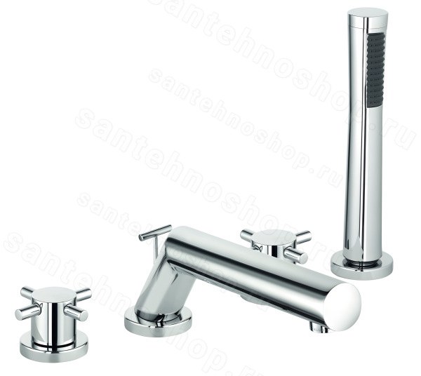 Смеситель для ванны Kludi Bozz 384240520, хром, хром