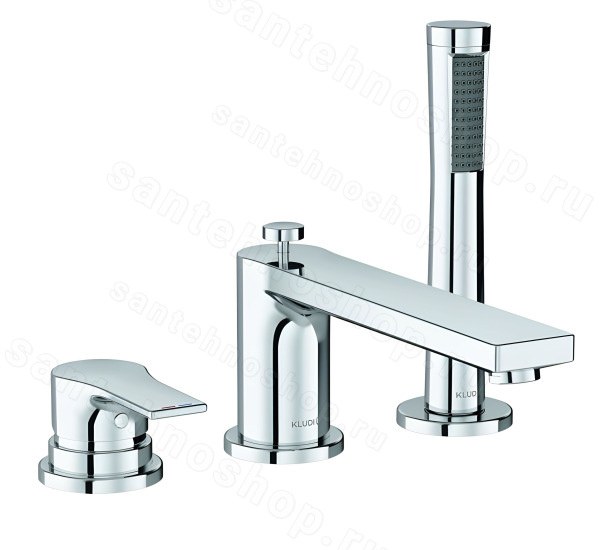 Смеситель для ванны Kludi Zenta SL 484480565, хром, хром