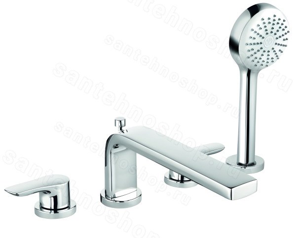 Смеситель на борт ванны Kludi Pure&Solid 344230575, хром