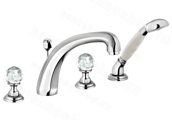 Смеситель для ванны Kludi Adlon 5152405G5, хром, хром
