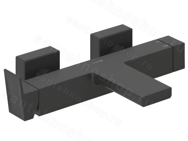 Смеситель для ванны Kludi Decus 546913975, черный матовый, черный матовый