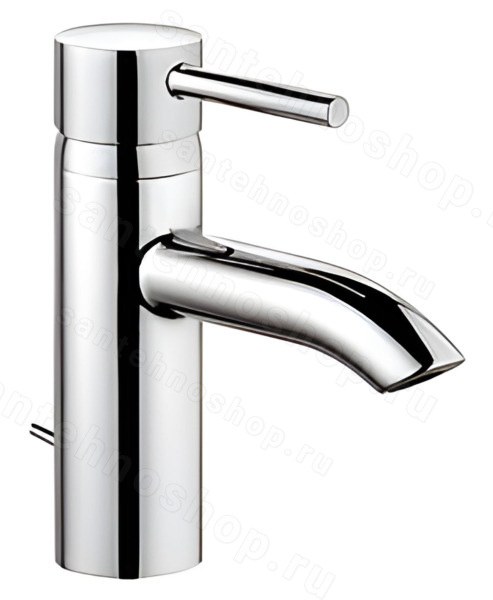 Смеситель для раковины Kludi Bozz 382910576 с донным клапаном, хром с донным клапаном, хром