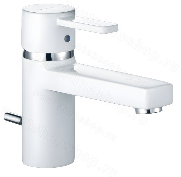 Смеситель для раковины Kludi Zenta 382509175, белый матовый, белый матовый