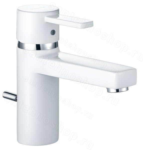 Смеситель для раковины Kludi Zenta 382609175, белый матовый, белый матовый