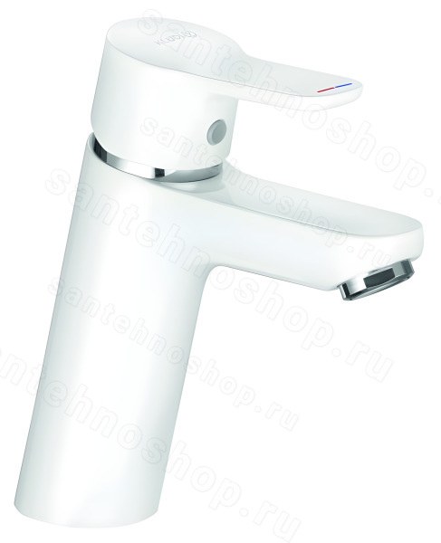 Смеситель для раковины Kludi Pure&Easy 372929165, белый матовый