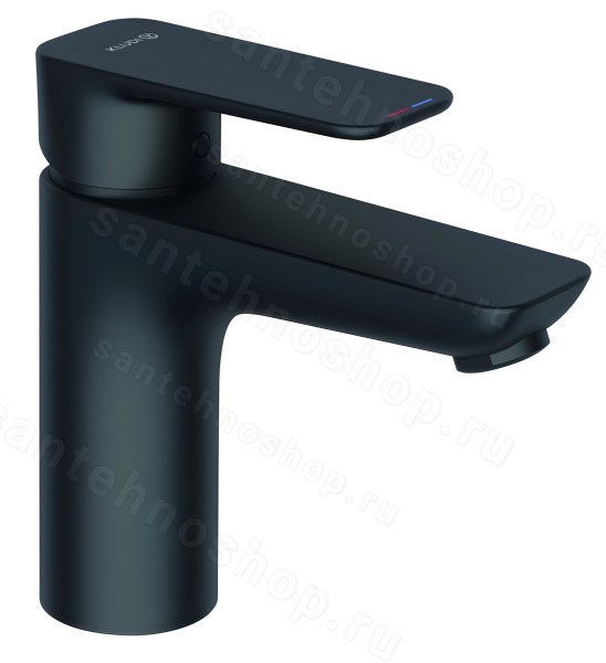 Смеситель для раковины Kludi Pure&Style 402923975, черный матовый