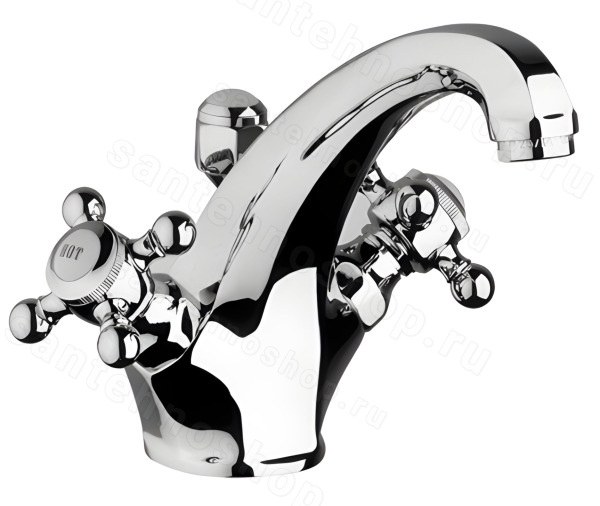 Смеситель для раковины Kludi Adlon 510100520, хром, хром