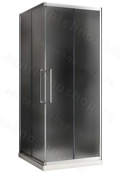 Душевой уголок Abber Schwarzer Diamant AG02080MH 80x80, профиль хром 80x80, профиль хром