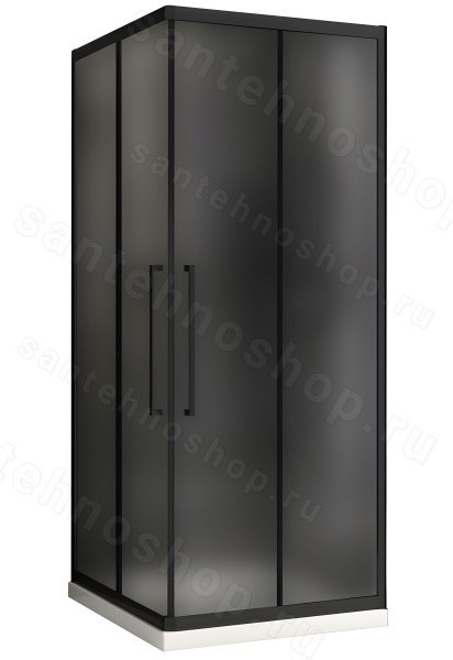 Душевой уголок Abber Schwarzer Diamant AG02090BMH 90x90, профиль черный 90x90, профиль черный