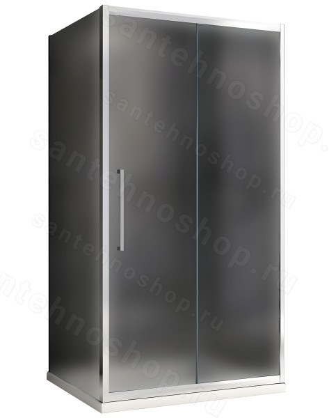 Душевой уголок Abber Schwarzer Diamant AG30100MH-S100M 100x100 100x100, профиль хром