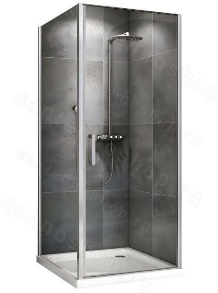 Душевой уголок Abber Sonnenstrand AG04080-S80 80x80, профиль хром 80x80, профиль хром