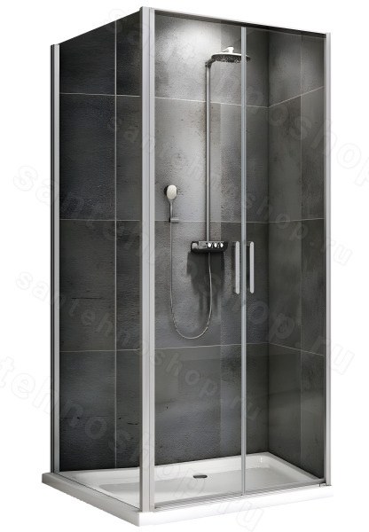 Душевой уголок Abber Sonnenstrand AG04100C-S100 100x100, профиль хром 100x100, профиль хром