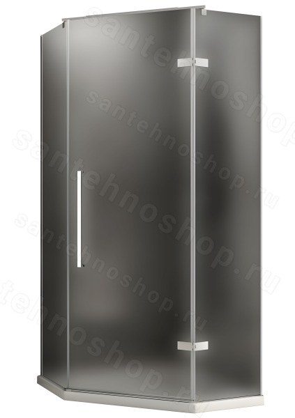 Душевой уголок Abber Ewiges Wasser AG05100M 100x100, профиль хром 100x100, профиль хром