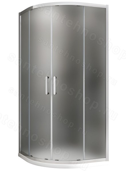 Душевой уголок Abber Schwarzer Diamant AG01080M 80x80, профиль хром 80x80, профиль хром