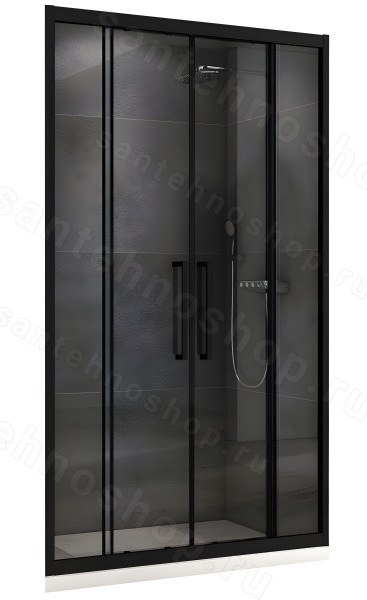 Душевая дверь Abber Schwarzer Diamant AG33170BH 170x195 профиль черный 170x195, профиль черный