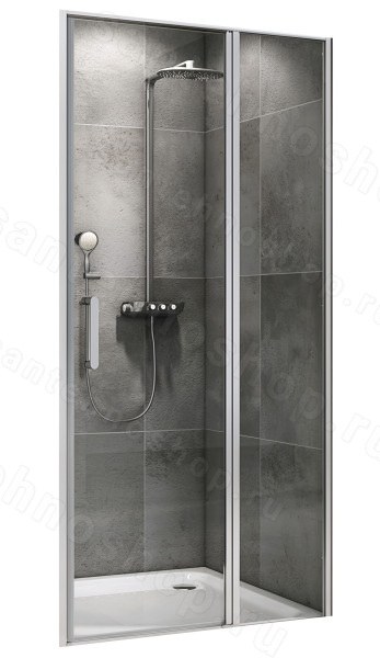 Душевая дверь Abber Sonnenstrand AG04140S 140x195, профиль хром 140x195, профиль хром