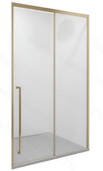 Душевая дверь Timo TDSS-120/17C-8L 120x200, профиль матовое золото 120x200, профиль матовое золото